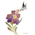 thumbnail image 2 of Loreth, Lanie 23x32 Gold Ornate Wood Framed with Double Matting Museum Art Print Titled - Iris and Hummingbird, 2 of 4