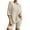 Khaki, variant on Turilly Clothes Sets for Women 2 Piece Women's Summer Casual Comfortable Loose Version Crewneck Suit Two-Piece Set