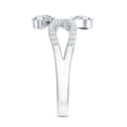 thumbnail image 3 of Rosec Jewels Lab Created Diamond Promise Infinity Ring - Minimalist Ring - EF-VS Quality, 18K White Gold, US 10.50, 3 of 8