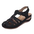 thumbnail image 2 of Verano mujer tobillo correa Casual al aire libre hueco cuña zapatos sandalias Wmkox8yii  sa646, 2 of 4