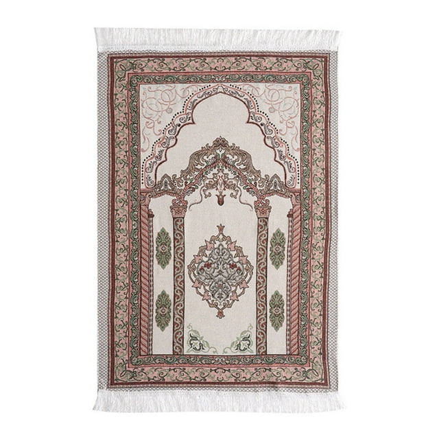 Islam Prayer Mat With Tassels Portable Muslim Praying Mat For Travel Soft Elegant Turkish Prayer Rug 70x108cm