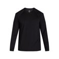thumbnail image 5 of George Men's and Big Men’s Raglan Crewneck Tee with Long Sleeves, Sizes S-3XL, 5 of 6