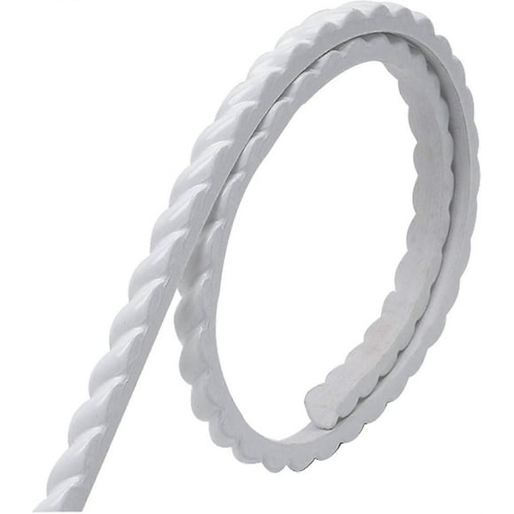 Paintable Molding Trim Peel and Stick Self-Adhesive Design Waterproof Caulk Strip , 5m x 12mm