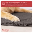 thumbnail image 6 of My Doggy Place Dog Mat for Muddy Paws, Washable Dog Dog Mat, Ash, 6 of 8