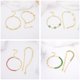 thumbnail image 2 of Bracelet for Women Brass Lobster Clasp Chains Inlay Shining Zircon Jewelry Mother's Day Gifts Flower Letter Luxury Accessories Gao Jinjia LED, 2 of 2