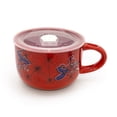 thumbnail image 2 of CultureFly Spider Man Soup Mug With Lid And Spoon 24 Oz Soup Bowl Set, 2 of 5