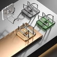 thumbnail image 3 of Adhesive Wall Mounted Pot Holder Storage Hanger Clip Washbasin hook Organizer, 3 of 4