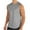 Grey, variant on CHGBMOK Compression Tank Top Men Fashionable Solid Color Tight Fitting Casual Sleeveless Fitness Top Sizes M-3XL