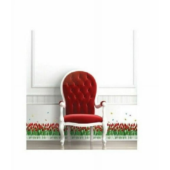 Wall Deco Sticker TULIP FENCE  301-SS58246