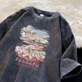 thumbnail image 4 of Camisetas para hombre, camisetas gráficas de rock, camisetas para hombre, ropa estética negra de anime, tops lavados, hip hop, 5xl, Harajuku, novedad en ropa de calle, xl, 4 of 5