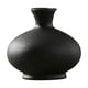 thumbnail image 3 of Jarrón decorativo de cerámica, contenedor de flores, jarrón artístico negro pequeño y versátil. Estilo E, 3 of 9
