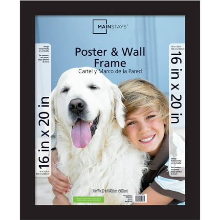 Nfl Hand Signed 16x20 Photograph - Mainstays 16x20 Wide Gallery Poster and Picture Frame, Black
