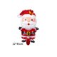 thumbnail image 3 of 10 mini globos de aire navideños con forma de Papá Noel, muñeco de nieve, alce, hombre de jengibre, globo de aluminio para fiesta de Navidad, decoración de Año Nuevo, 3 of 5