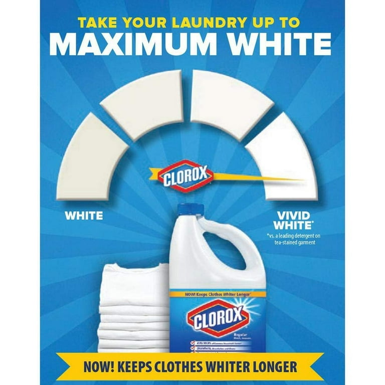 オキシ40vol Clorox Germicidal Bleach, 30966, 121 oz, Unscented