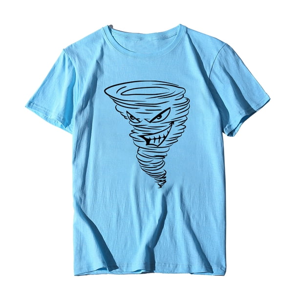 Blusa de camiseta suelta de manga corta con cuello redondo y estampado femenino informal a la moda para mujer Pompotops hkajfhjk458625