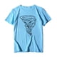 thumbnail image 1 of Blusa de camiseta suelta de manga corta con cuello redondo y estampado femenino informal a la moda para mujer Pompotops  hkajfhjk458625, 1 of 2