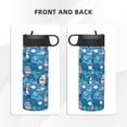 thumbnail image 3 of Pofeuu Watercolor Ships Print 18oz Sports Insulated Kettle, Sports Bottle Water Bottles For Men Women For Gym Hiking Camping Running Mountain Bike Outdoor Sports, 3 of 8