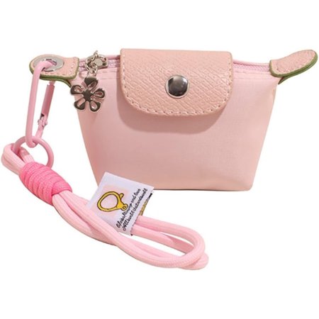 Detachable Nylon Wrist Strap Coin Purse Mini Nylon Dumpling Bag Women’s Cute Change Purse Wallet for Cards Keys&Coins