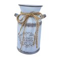 thumbnail image 3 of Jarrón de estilo rústico vintage, jarrón shabby chic para sala de estar, hogar, jardín o boda A, 3 of 9