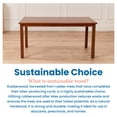 thumbnail image 5 of ECR4Kids 24in x 48in Rectangular Hardwood Table with 22in Legs, Childrens Furniture, Dark Walnut, 5 of 9
