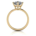 thumbnail image 4 of 2.00 Ct Stunning Solitaire Oval Natural Moissanite Diamond Engagement Rings for her Solid 14K Yellow Gold, 4 of 7