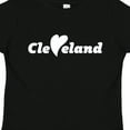 thumbnail image 4 of Inktastic Cleveland Heart Solid White Boys or Girls Toddler T-Shirt, 4 of 5