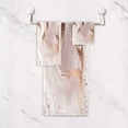 thumbnail image 5 of GZHJMY Towel Set of 3,Rose Gold Abstract Marble1 1 Bath Towel, 1 Towel, 1 Small Square Towel, Strong Soft and Compact Absorbent Yoga Gym Hotel Excellent Choice., 5 of 7
