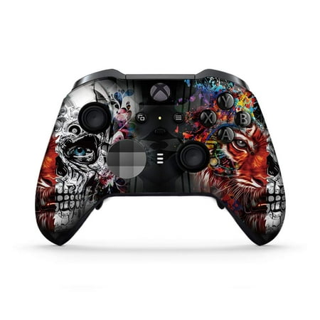 Tiger Skull Custom Modded Controller Compatible with Xbox One Elite Series 2 for All Shooter Games MW BO4