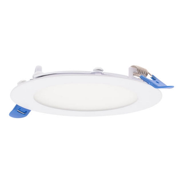 set de 4 lámparas empotrables 6 w blanco