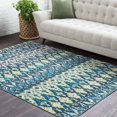 thumbnail image 2 of Surya Rafetus Lime Teal Area Rug, 2 of 8