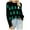 Black, variant on Christmas Tree Sweaters for Women 2025 Long Sleeve Crewneck Jacquard Knitted Pullover Sweater Jumper Tops