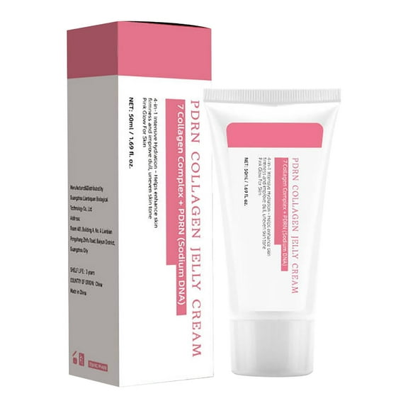 4-in-1 PDRN Collagen Jelly Cream, Salmon DNA PDRN, Niacinamide, Hydrolyzed Collagen, Glow, Hydrating, Firming, Uneven Skin Tone, No artificial color, Korean Skin Care