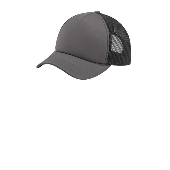 Port Authority Adult Unisex Regular Plain Cap Charcoal/Black One Size Fits All