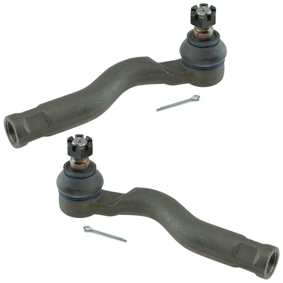 TRQ Front Outer Tie Rod Set Fits Select 2008-2022 Toyota Sequoia 2007-2021 Tundra