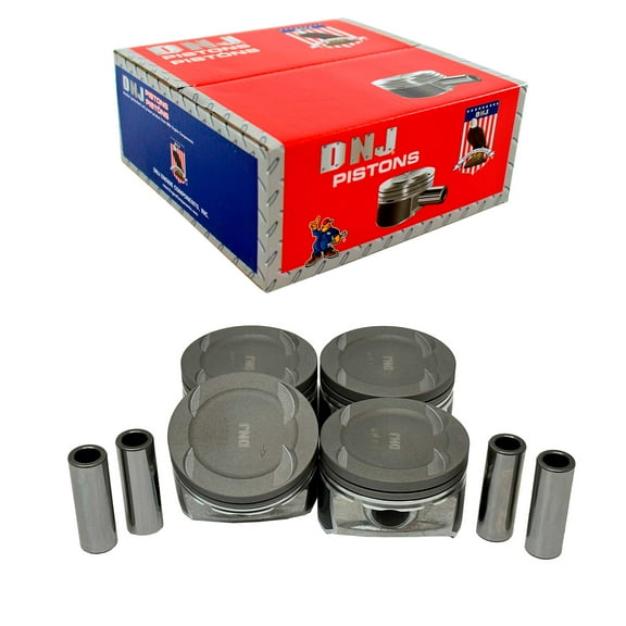 DNJ P343A Piston Set Fits Cars & Trucks 11-16 Cadillac Chevrolet ELR Volt 1.4L L4 16V DOHC 1398cc
