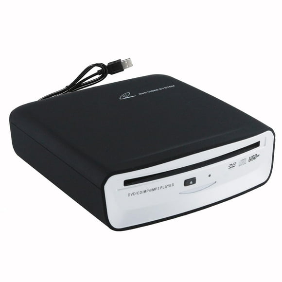 OAUW Reproductor de CD Universal Externo USB para Coche Conexión USB Reproductor de CD portátil para Navegación Android para Coche/TV/MacBook Pro/Laptops de Escritorio con Puerto USB Plug and Play