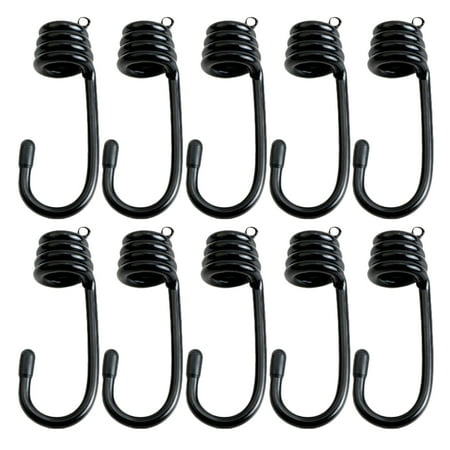 

10pcs Metal Spring Hook Multipurpose Bungee Cord Hook Practical Hanger for Home