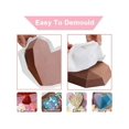 thumbnail image 4 of 5pcs Heart Shaped Diamond Silicone Mold For Mousse, Chocolate Making; 1pc Non-Stick 3d Pot Mold For Cake Making; 3pcs Wooden Mallet Hammer; 1pc Non-St, 4 of 5