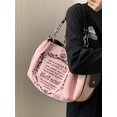 thumbnail image 5 of Bolso de mano con cadena gótica literaria retro de gran capacidad para mujer, bandolera suave con calabaza, nueva moda 2022, 5 of 5