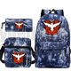 thumbnail image 2 of 3 Pcs/Set Free Fire Garena Backpack for School Teenagers Girls Unisex Galaxy Cartoon Bookbag Large Capacity Anime Canvas Mochila, 2 of 4