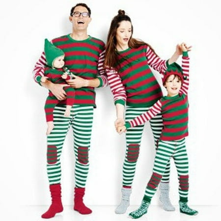 Xmas Kids Adult Family Matching Christmas Pajamas Sleepwear Nightwear (Best Pyjamas For Night Sweats)