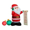 thumbnail image 1 of Christmas Airblown Holiday Light Santa with List Scene 53.9369 in x 24.8031 in x 48.0314 in x 2.9988 lb, 1 of 6