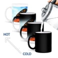 thumbnail image 4 of 3drose, Photograph of a Beautiful Monarch Butterfly Pollinating a Coneflower., 11oz Magic Transforming Mug, 4 of 7