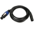 thumbnail image 2 of Cable de Extensión del Altavoz de Etapa, Transmisión de Audio Sin Pérdidas Ofc Core Speaker Masculino A XLR Cable Macho Hi Fi de Sonido Para DJ PA Gig Stage Speaker, 2 of 7