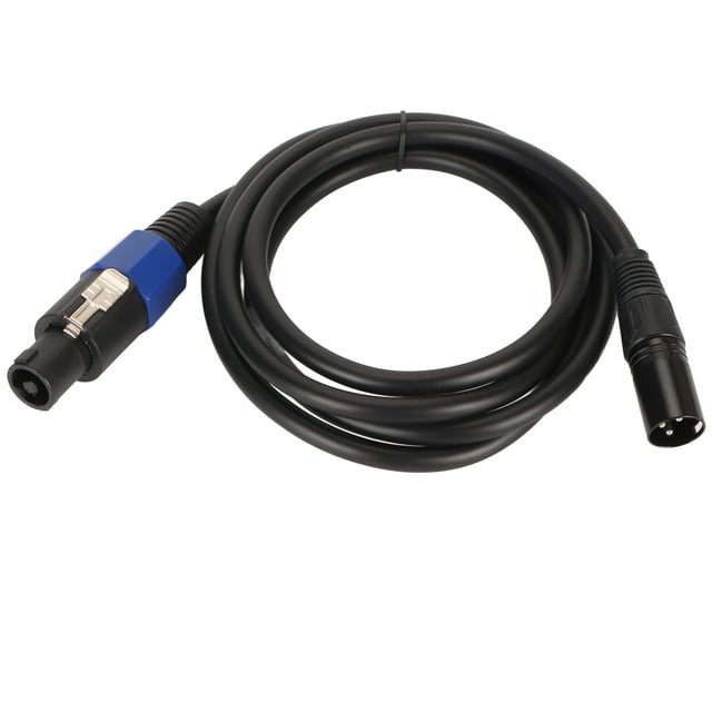 Conector de altavoz macho a XLR macho, Cable XLR de 3 pines, Cable de extensión de altavoz para DJ PA Gig Stage Speaker 1,8 M
