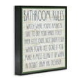 thumbnail image 4 of Stupell Industries Rustic Chic Bathroom Typography Painting Black Framed Art Print Wall Art, 24 x 24, 4 of 10