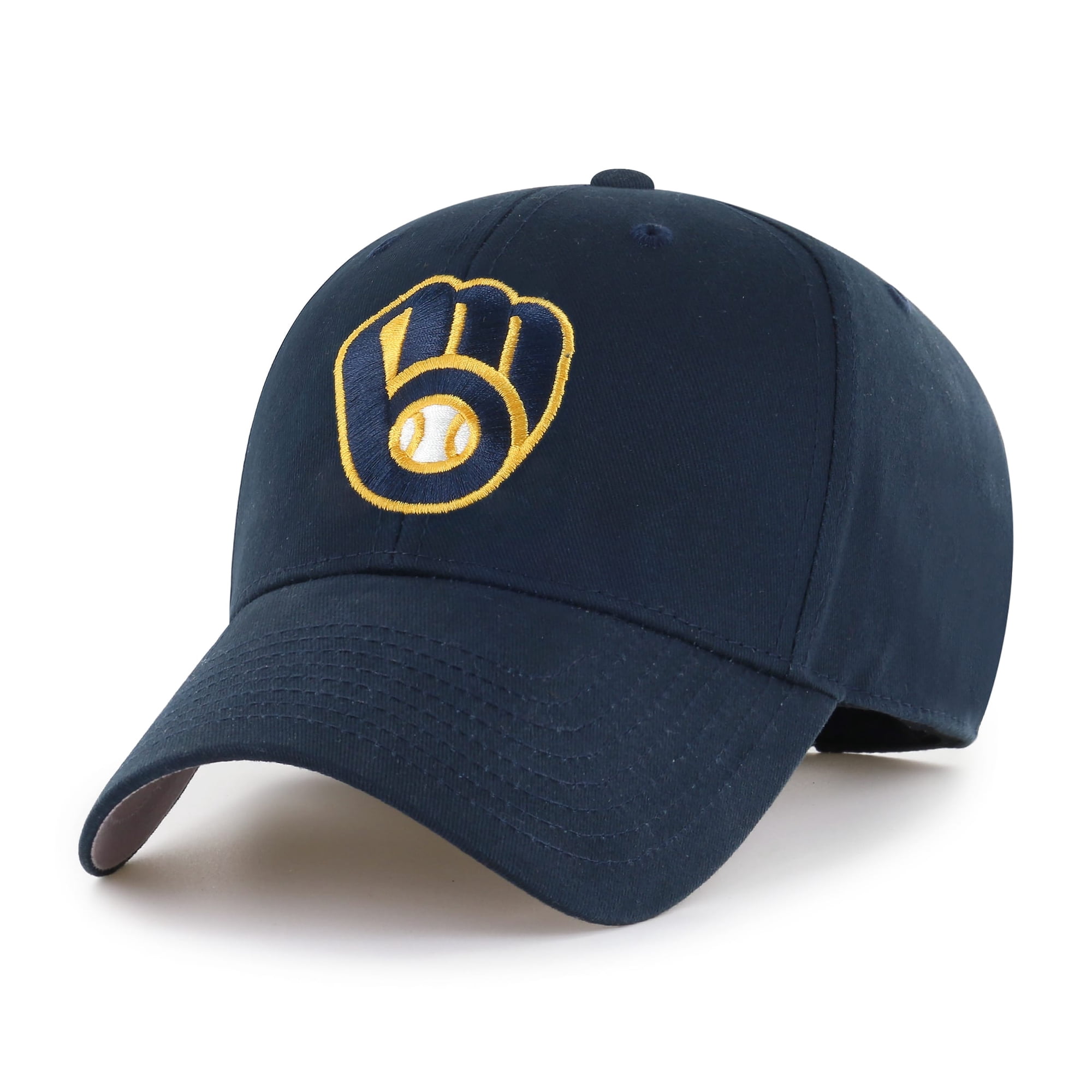 MLB Milwaukee Brewers Primary Color Adjustable Hat