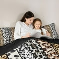thumbnail image 5 of Castle Fairy Cheetah Print Queen Comforter Set,Animal Print Bedding Comforter Set, 5 of 8