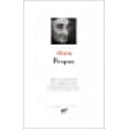 thumbnail image 1 of Alain : Propos, tome 1 (Bibliotheque de la Pleiade) (French Edition), 1 of 1