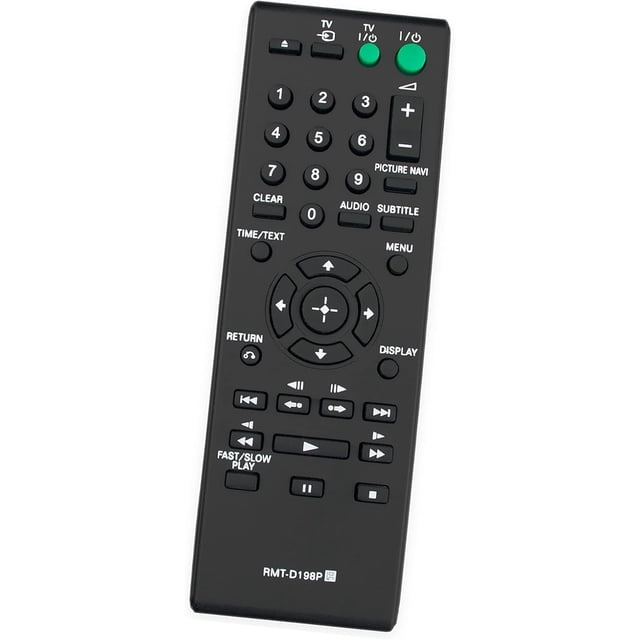 Control Remoto RMT-D198P Compatible con Reproductor DVD SR760 SR170 Infrarrojo